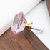 WenRan 40mm K9 Closet (10,Gold) Pink Diamond Crystal Pull Handle Simple Bedside Cabinet Drawer Handle Single Hole Pull
