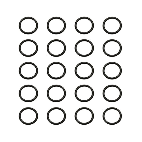 Othmro 50pcs Nitrile Rubber O-Rings, 1mm Wire Dia 9mm OD for Oil or Air Sealing, Black