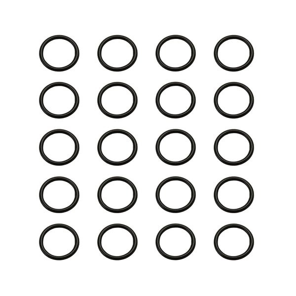 Othmro 50pcs Nitrile Rubber O-Rings, 1mm Wire Dia 9mm OD for Oil or Air Sealing, Black
