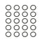 Othmro 50pcs Nitrile Rubber O-Rings, 1mm Wire Dia 9mm OD for Oil or Air Sealing, Black