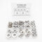 STORMCUBE 120 pcs DIN6923 Serrated Flange Nuts M3 M4 M5 M6 M8 M10