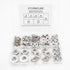 STORMCUBE 120 pcs DIN6923 Serrated Flange Nuts M3 M4 M5 M6 M8 M10