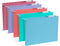 Blue Summit Hanging File Folders for Organization, Letter Size, Assorted Gem Tones – 25 Pack