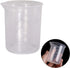 250ml-300ml Plastic Graduated Beaker (1 Pack), Transparent PP Measuring Cup Mixing Cup for Kitchen Lab by Waziaqoc