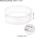 Film Flexible Ruler 30cm 0.1mm Scale with R Angle PET Plastic Covered Thickened Folding Straight Ruler Calibration Soft Ruler Measuring Tool for Factory, Transparent by HARFINGTON