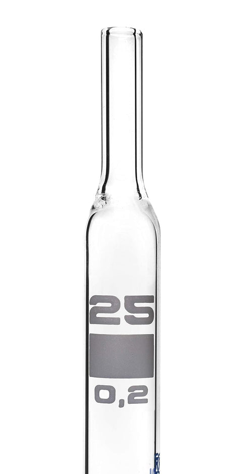 EISCO Serological Pipette, 25ml - Class A, Blue Graduations, Calibrated for Delivery to Jet