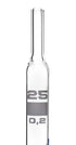 EISCO Serological Pipette, 25ml - Class A, Blue Graduations, Calibrated for Delivery to Jet