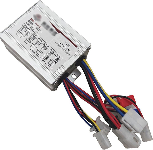 24v 500w Motor Brush Speed Controller for Electric Bike, Bicycle, Scooter