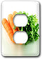 3dRose lsp_4230_6 Carrots 2 Plug Outlet Cover