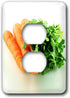3dRose lsp_4230_6 Carrots 2 Plug Outlet Cover