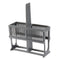 24 Positions Microscope Slides Rack by uxcell, Polypropylene Staining Rack in Gray for Research Experiments
