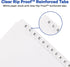 Avery 26-50 Legal Exhibit Dividers, 25-Tab Set, Allstate Style for 3 Ring Binders
