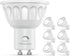 Dimmable GU10 LED Light Bulbs, 5000K Daylight MR16 Replacement, 5W 500LM, 6 Pack