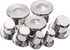 2 Sets Panel Furniture Positioning Woodworking Round Tenon, Solid Wood Pin Center Punch Thimble for Tools