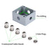 80x76x60mm Aluminum Alloy Metal Waterproof Junction Box, Universal Industrial Structure IP66 Outdoor Explosionproof