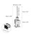20pcs 19Gauge Stainless Steel Dispensing Needles, 1/2" All Metal Glue Needle Tube Blunt Tips Luer Lock for Thick Liquids, Ink, Glue, Lab Use