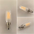 T6/T25 E12 Dimmable Bulb, 4W 3000K 6-Pack LED Filament Warm White Frosted Glass, Ideal for Chandeliers, Ceiling Fans
