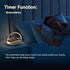 Bedside Table LED Night Light with Wireless Charger and Bluetooth Speaker, Desk Lamp As Sleep Aid White Noise Machine