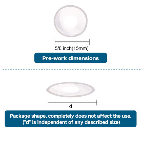 XHF 5/8 inch (15mm) 3:1 Waterproof Clear Heat Shrink Tubing, 4 Ft, Marine Grade Insulation Seal