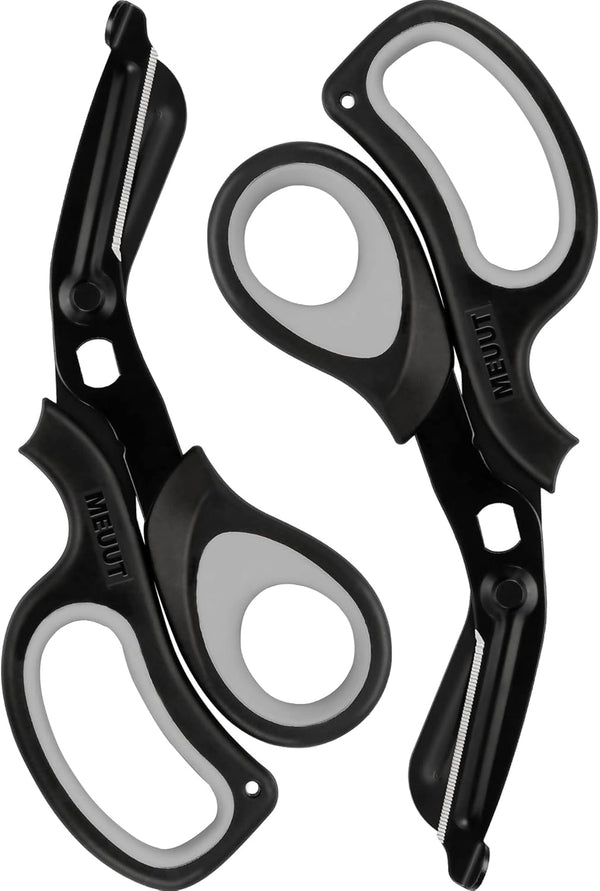 MEUUT 2 Pack Heavy Duty 8 Inch Trauma Shears Bandage Scissors - Medical Supplies for EMT Workers Nurses
