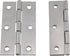 MDXing 12PCS 66x38x1.2mm Stainless Steel Butt Hinge Silver Door Hinges Window Hinge Indoor and Outdoor Hinge Suitable