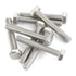 1/4-20 x 1-1/2" Hex Head Screw Bolt - Fully Threaded Stainless Steel 18-8, Plain Finish, Quantity 20