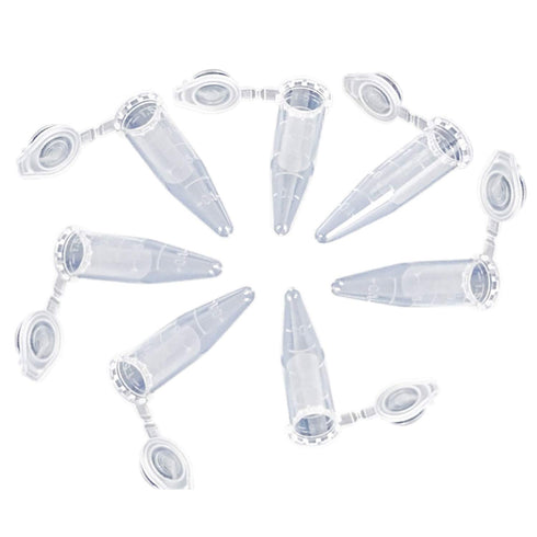 500 Pieces Plastic Centrifuge Tube with Snap Cap, 1.5ML Micro Test Tubes for Laboratory