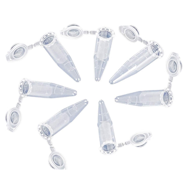 500 Pieces Plastic Centrifuge Tube with Snap Cap, 1.5ML Micro Test Tubes for Laboratory