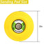 3-Inch 3" M6*1.0 Thread(6mm) Dual-Action Hook & Loop Fastener Flexible Backing Plate, Sanding Back Pad for Orbital