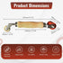 ZY358 40mm Silicone Seam Roller with 6mm Brass Detail Penny Roller, Combo Tool for Woodworking, Flooring, Wallpaper