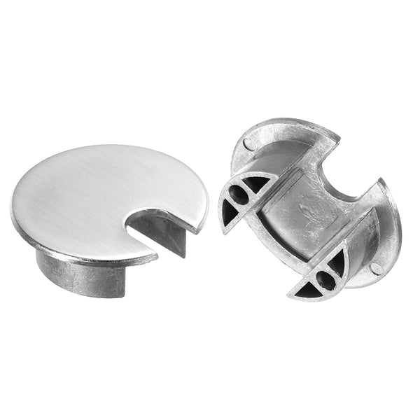uxcell 2Pcs Cable Hole Cover 1-3/8"(35mm) Zinc Alloy Desk Cable Wire Cord Grommet Hole Cover for Office Computer Desk