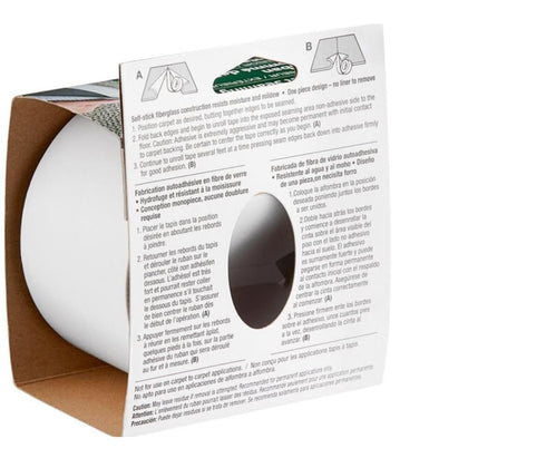 Duck Brand Self-Adhesive Fiberglass Carpet Seaming Tape, 2.44-Inch x 15-Feet