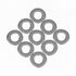 1/4 Inch Flat Washer - 304 Stainless Steel Flat Washers, 100 Pieces