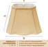 CS-209WH 4.5 5 4.25, Royal Designs, Inc. English Box Pleated Drum Chandelier Shade, x x White
