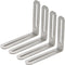 Xiaoyztan 4 Pcs Slotted L Corner Brace Stainless Steel Reinforced Brackets Adjustable