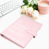 POUYRBA 100 52 100 Envelope Challenge Binder, Leather Week Money Saving Challenge Binder Easy and Fun Way for Envelopes