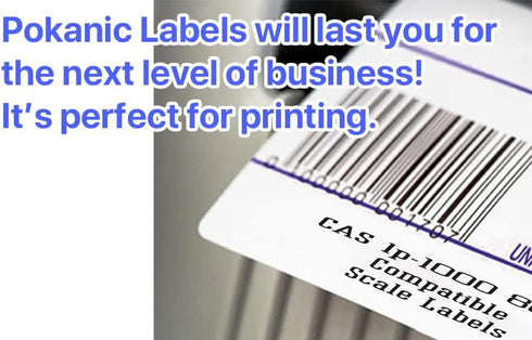 CAS Labels LST Thermal Printer - Compatible with CAS LP-1000, 12 Rolls, 8020
