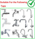 9.84ft/3m Sink Spray Hose,Shampoo Sprayer Handheld Hose Portable Sink Spraye Hose Strainers for Bathing Baby,Pets