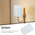 2pcs Zerodeko Modern Linen Drum Lamp Shade Cover for Base Floor Lamps Elegant Natural Design Easy to Clean Handmade