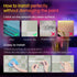 200ft (APP+Remote+Mic/2 TJOY Bluetooth LED Strip Lights, Long Strip Lighting Music Sync, RGB Color Changing LED Lights