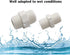 12PCS 3/4 Inch PVC Pipe Fitting Hex Nipple, G3/4 Male X G3/4 Male Coupling Adaptor for Plumbing