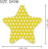 Burbuja 0.2W Polka Dots Yellow White LED Night Light Plug into Wall Star-Shaped Nightlight Dusk to Dawn Auto Sensor