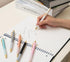 Pens Fine Point Smooth Writing Pens, Personalized Ballpoint Pens Bulk, Black Ink 1.0 mm for Office Supplies (12-pack)
