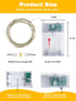 4 Pack 60 20FT LED Fairy Lights Battery Operated with Timer, Waterproof Twinkle Lights Indoor Outdoor, Cuttable String
