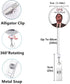 Retractable Nurse Badge Reels with Alligator Clip, Name ID Card Holder Reel - The Office