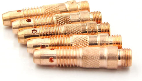 TIG Collet Body 10N32 (3/32"&2.4mm Orifice) for WP-17, 18 & 26 Series Consumables, 10Pcs