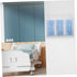 GARVALON Wall Mounted Acrylic Glove Holder and Mask Storage Box Compartment Dispenser for Gloves and Masks Organization