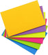 Sticky Notes 4x6, 6 Color Bright Colorful Sticky Pad, 6 Pads/Pack, 45 Sheets/Pad Self-Sticky Note Pads