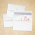 LUXPaper A2 Invitation Envelopes | Peel & Press | 4 3/8" x 5 3/4" | White w/Silver LUX Lining | 70lb. Text | 50 Qty