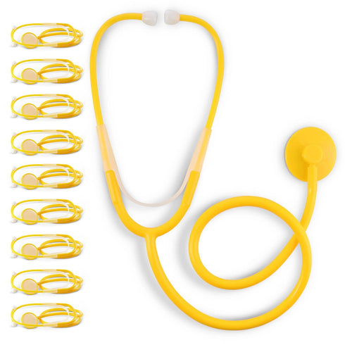 PrimaCare DS-9294 Disposable Stethoscope with Sound Sensitive Chestpiece and 22" PVC Tubing,
